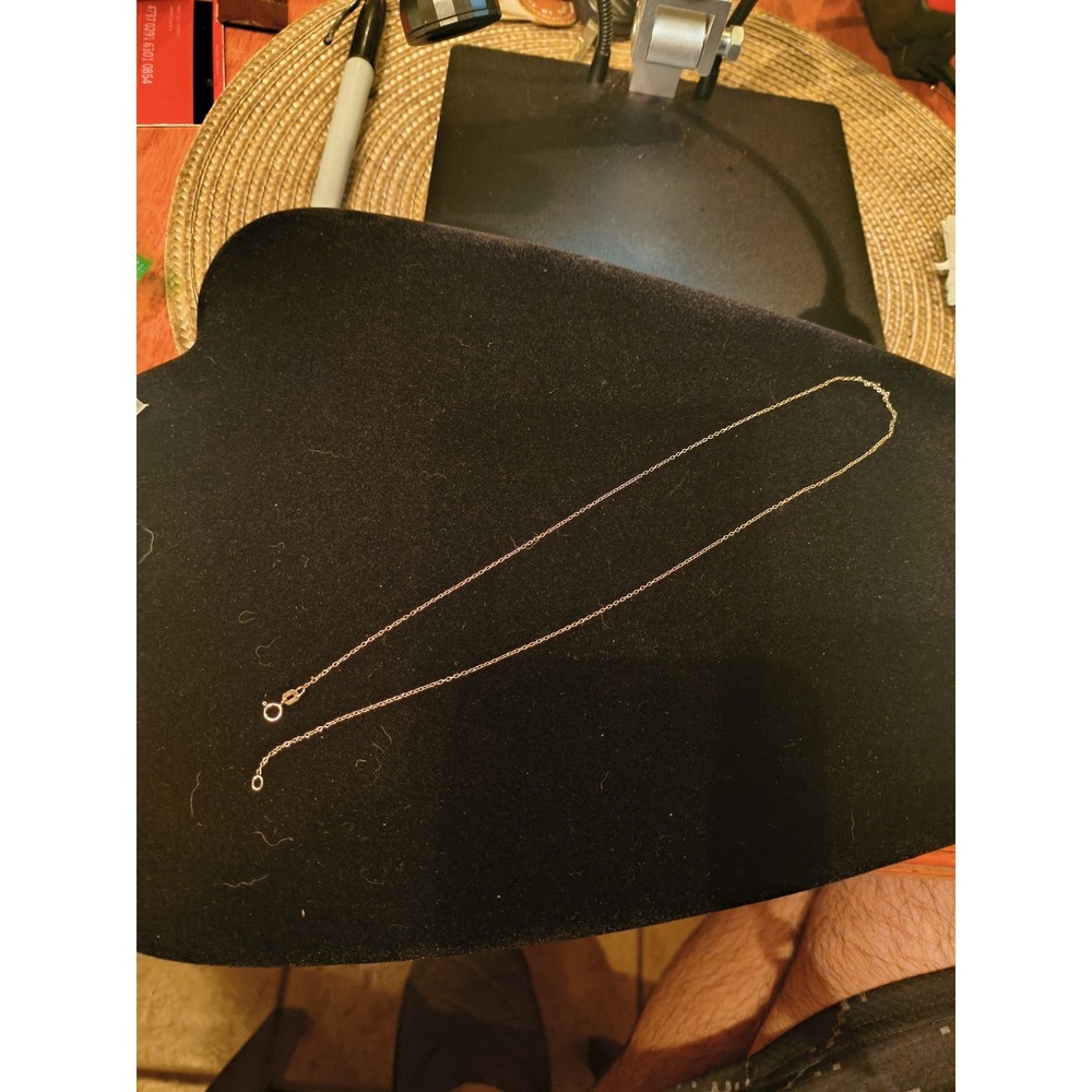 18 Inch Sterling Silver Rolo Necklace